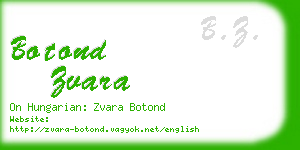 botond zvara business card